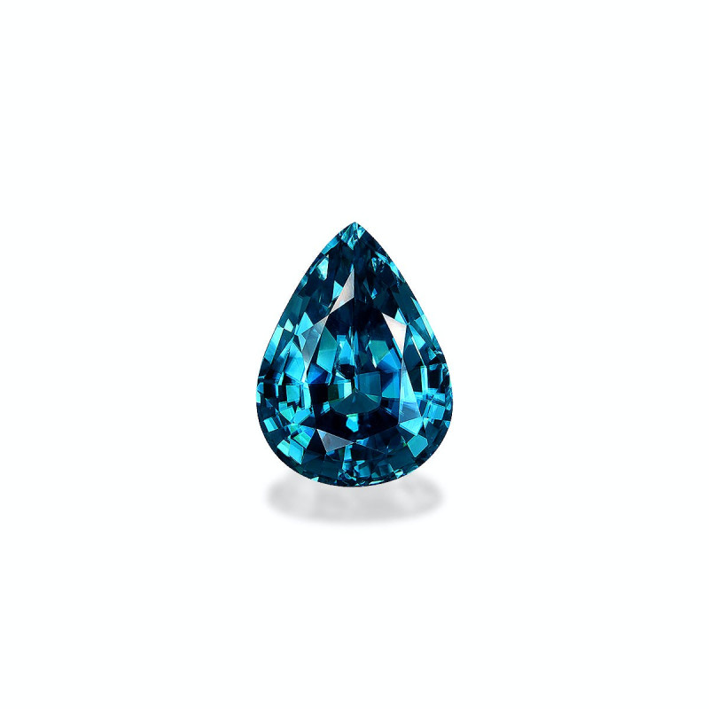 Zircon Bleu taille Poire Cobalt Blue 16.52 carats