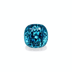 CUSHION-cut Blue Zircon...