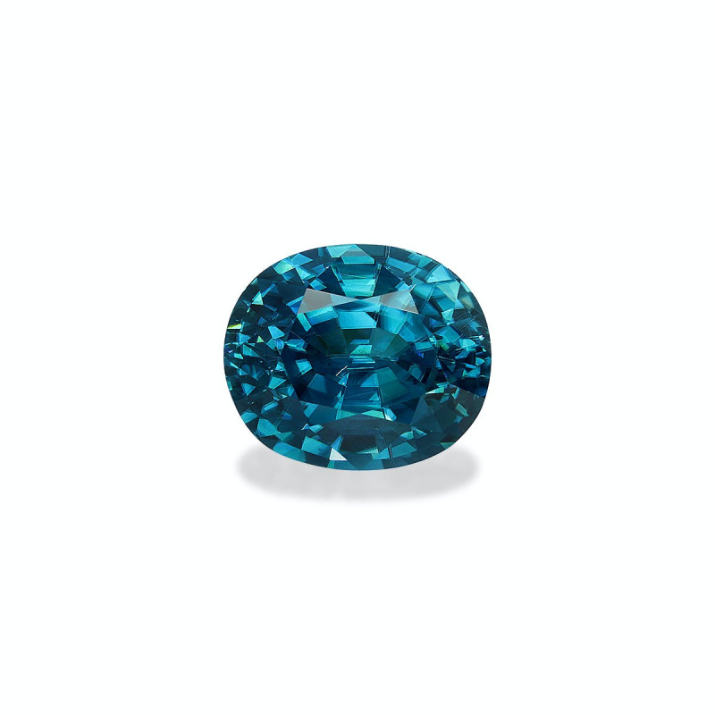 OVAL-cut Blue Zircon Cobalt Blue 11.00 carats
