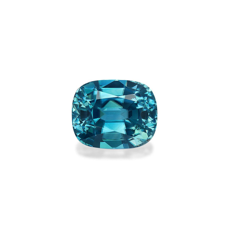 CUSHION-cut Blue Zircon Cobalt Blue 11.92 carats