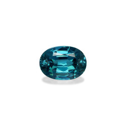 OVAL-cut Blue Zircon Cobalt...