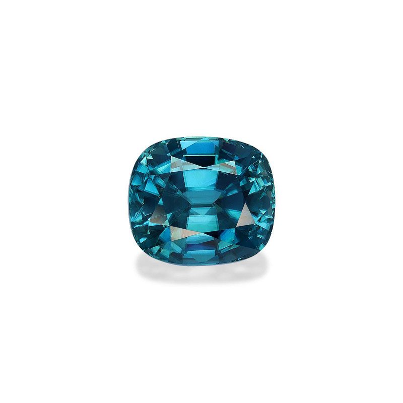 CUSHION-cut Blue Zircon Blue 9.16 carats