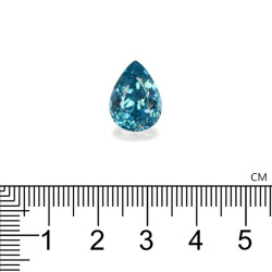 Blauwe Zirkoon Peer Geslepen Blauw 9.91 karaat