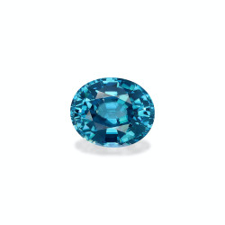 OVAL-cut Blue Zircon Blue...