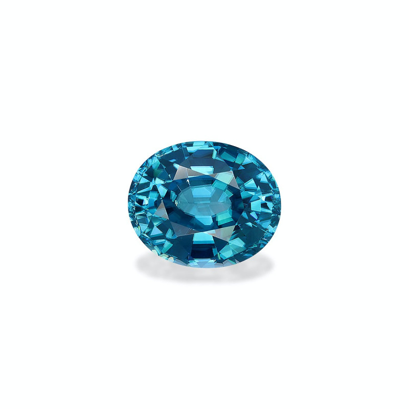 Zircon Bleu taille OVALE Bleu 7.49 carats