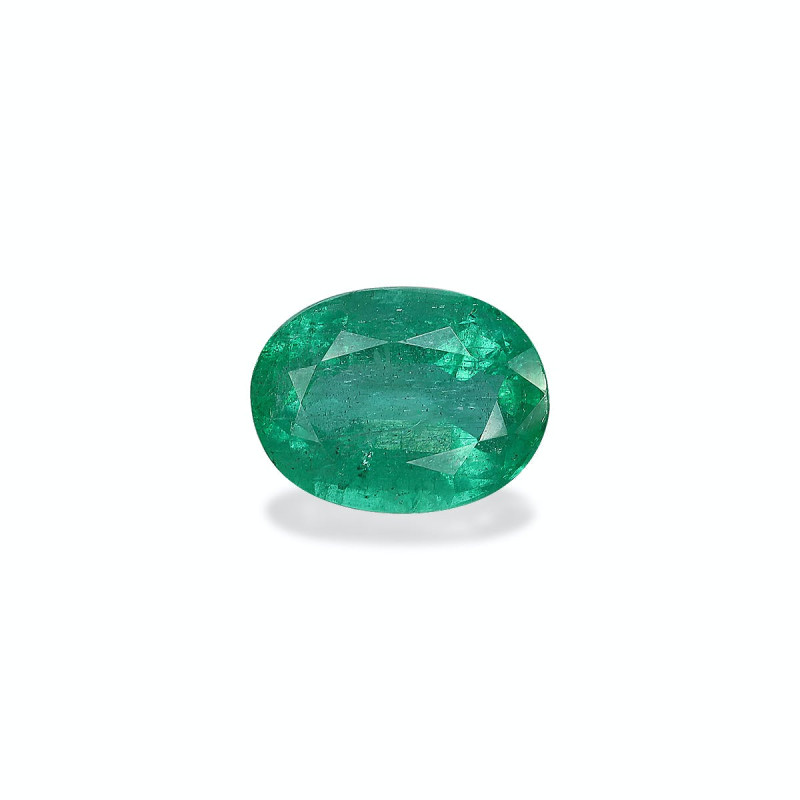 OVAL-cut Zambian Emerald Green 2.63 carats