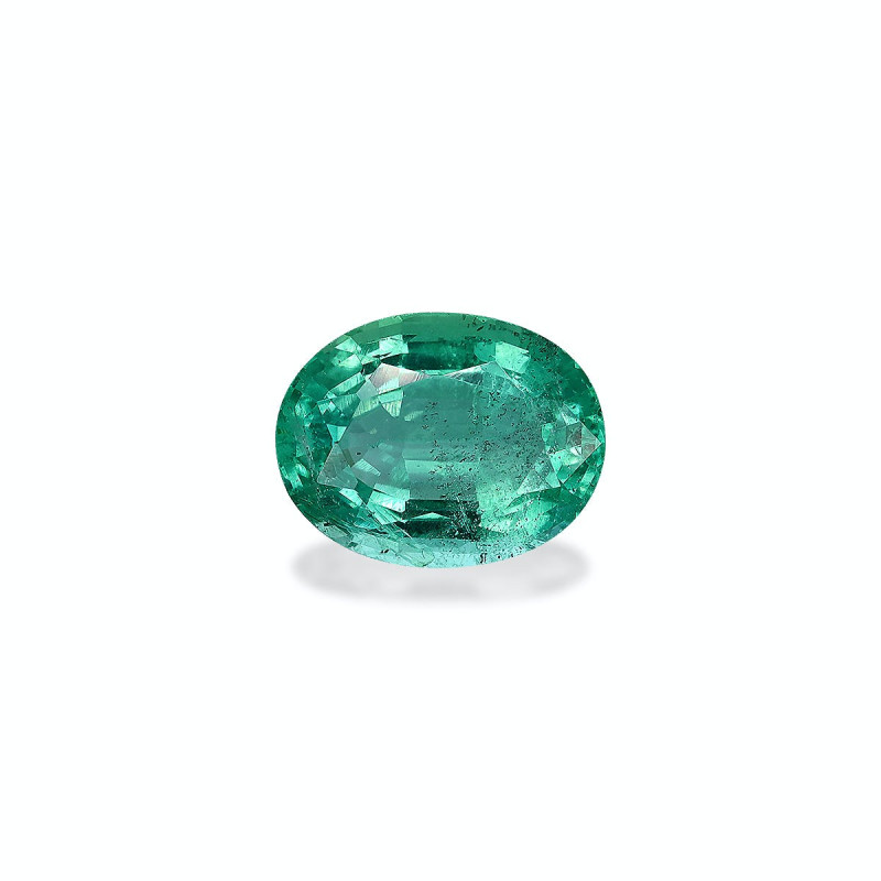 Emeraude de Zambie taille OVALE Vert 2.45 carats