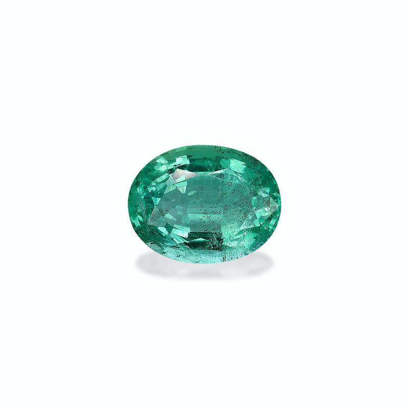 OVAL-cut Zambian Emerald Green 2.45 carats