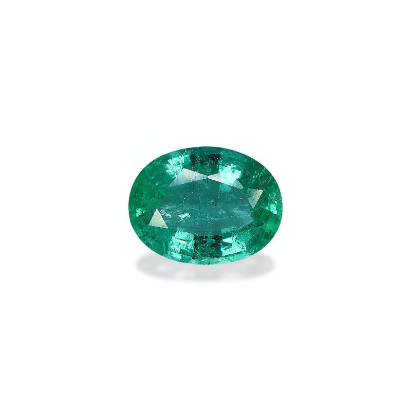 OVAL-cut Zambian Emerald Green 2.00 carats