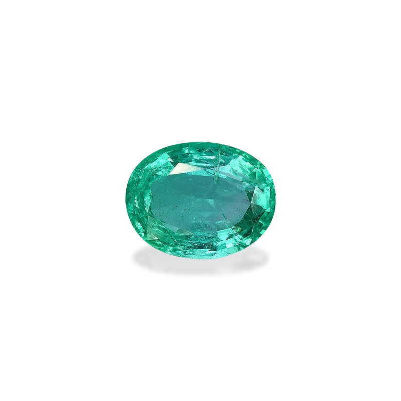 OVAL-cut Zambian Emerald Green 2.47 carats