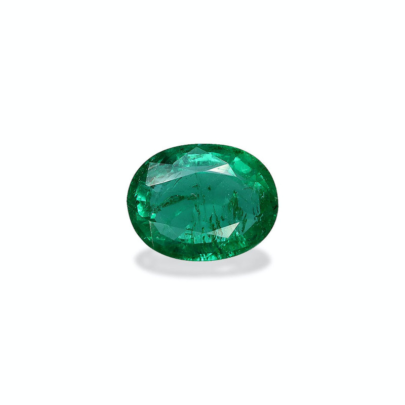 Emeraude de Zambie taille OVALE 绿色 2.16 carats