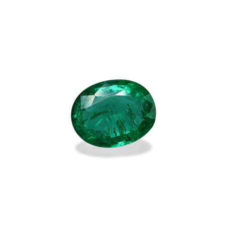 OVAL-cut Zambian Emerald Green 2.16 carats