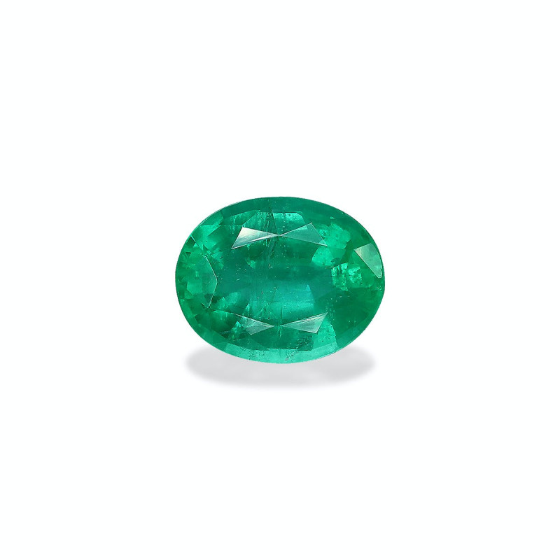 OVAL-cut Zambian Emerald Green 1.45 carats