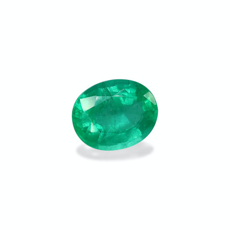 OVAL-cut Zambian Emerald Green 1.45 carats