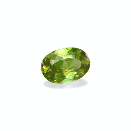 Esfena taille OVALE Lime Green 4.77 carats