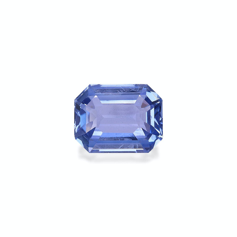 Saphir bleu taille RECTANGULARE Bleu 2.76 carats