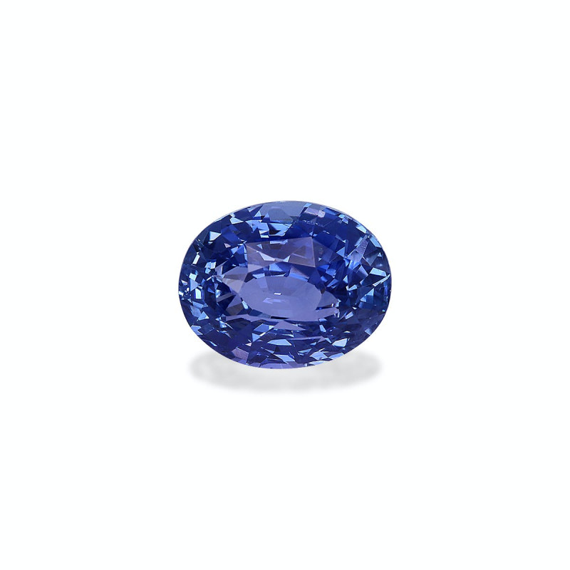 Saphir bleu taille OVALE Bleu 5.03 carats