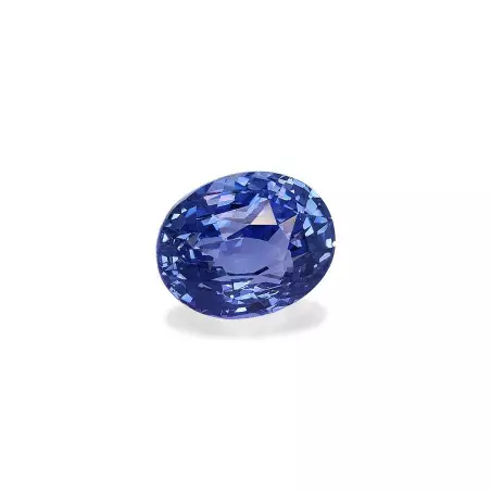 Ovale blauwe saffier Blauw 5.03 karaat