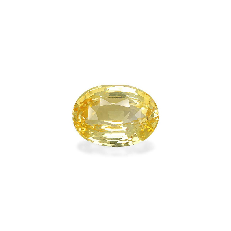 Saphir Jaune taille OVALE Yellow 5.63 carats