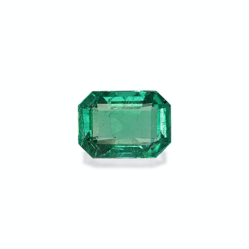 Emeraude de Zambie taille RECTANGULARE Vert 1.57 carats