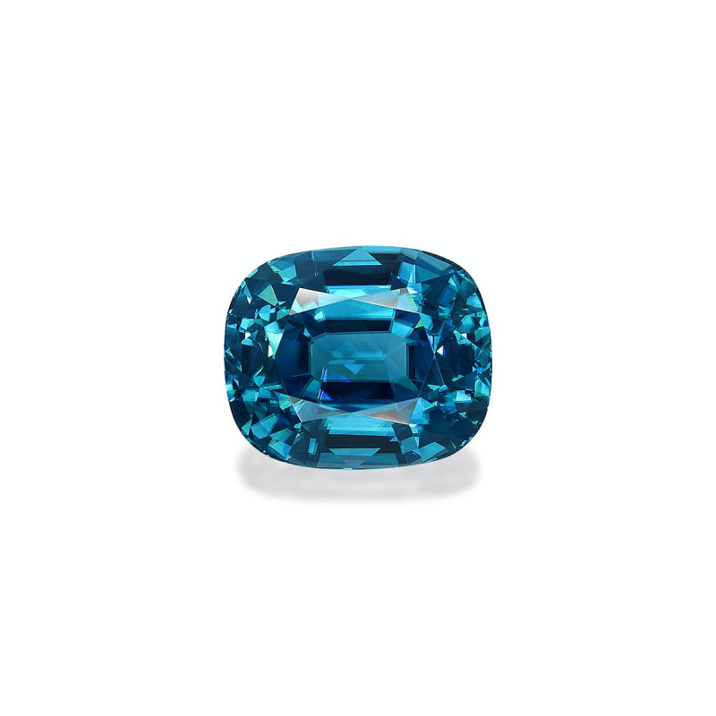 Zircon Bleu taille COUSSIN Bleu 17.75 carats