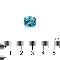 Blauwe Zirkoon kussen gesneden Blauw 10.94 karaat
