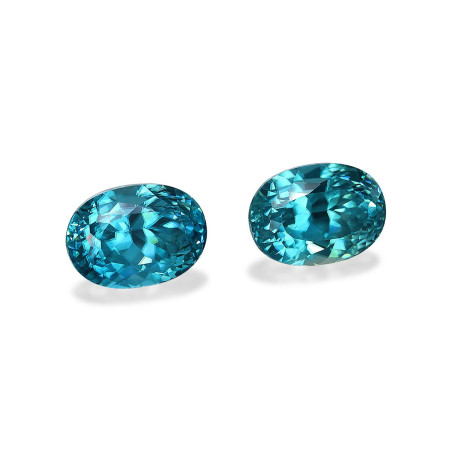 蓝锆石 taille 椭圆形 蓝色 17.53 carats