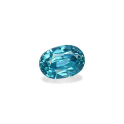 Ovale Blauwe Zirkoon Blauw 5.89 karaat