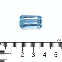 Rechthoekig geslepen Aquamarijn Ice Blue 12.65 karaat