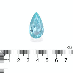 Arctic Blue peervormige Aquamarijn van 20,32 karaat