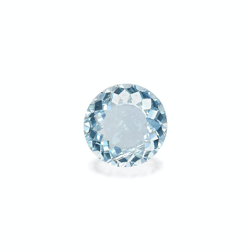 Aquamarin lengte RUNDEN Baby blau 6.54 karaten