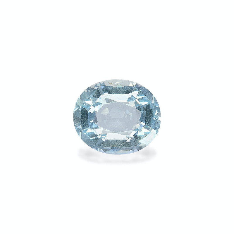 OVAL-cut Aquamarine Baby Blue 4.17 carats