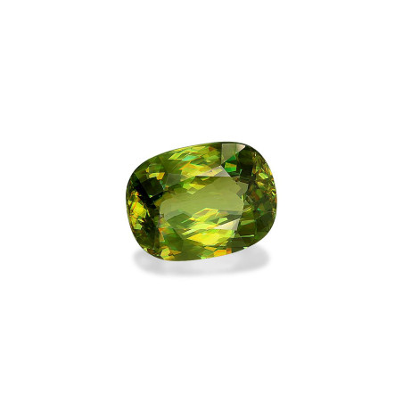 Esfena taille COUSSIN Lime Green 10.89 carats