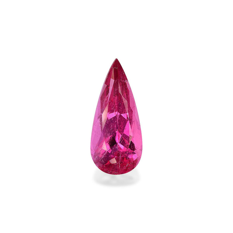 Pear-cut Rubellite Tourmaline Fuscia Pink 12.61 carats