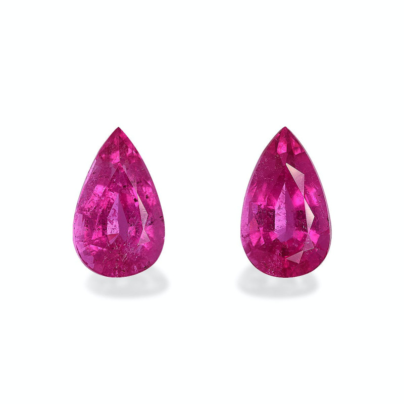 Pear-cut Rubellite Tourmaline Fuscia Pink 11.90 carats