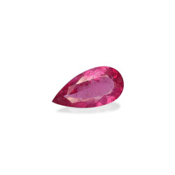 Rubelliet Peer Geslepen Fuscia Roze 4.21 karaat