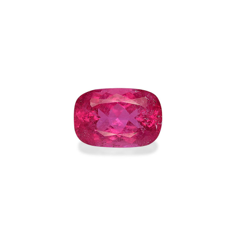 CUSHION-cut Rubellite Tourmaline Fuscia Pink 5.12 carats
