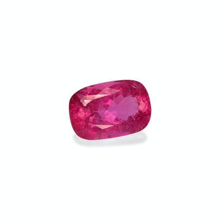 CUSHION-cut Rubellite Tourmaline Fuscia Pink 5.12 carats