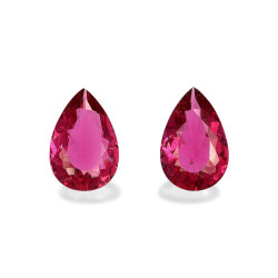 Rubellite taille Poire 粉色...