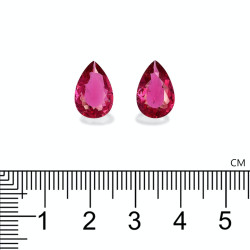 Rubelliet Peer Geslepen Roze 5,32 karaat