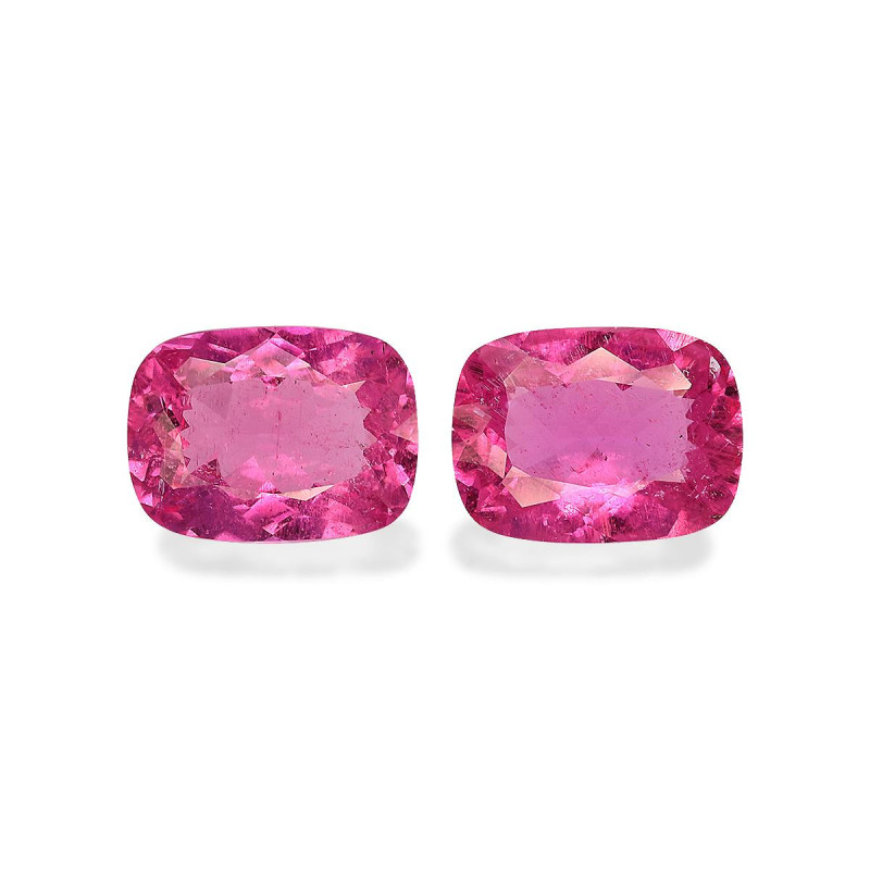 CUSHION-cut Rubellite Tourmaline Fuscia Pink 7.34 carats