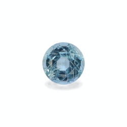Aigue-Marine taille ROND 蓝色...