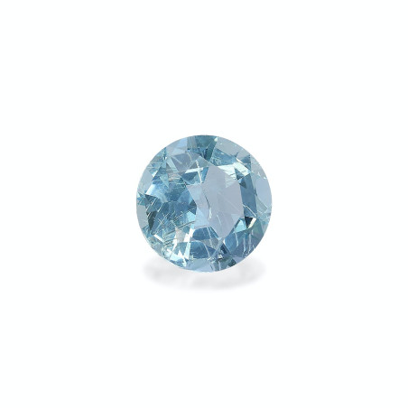 海蓝宝 taille 圆形 蓝色 2.89 carats