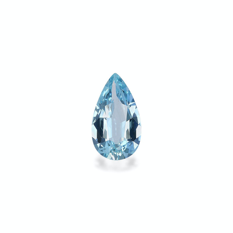 海蓝宝 taille 梨子 蓝色 1.77 carats