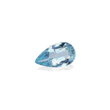 海蓝宝 taille 梨子 蓝色 1.77 carats