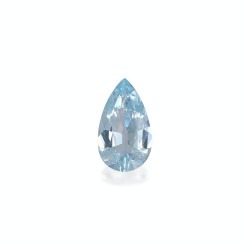 梨形切割宝宝蓝色海蓝宝石2.69克拉