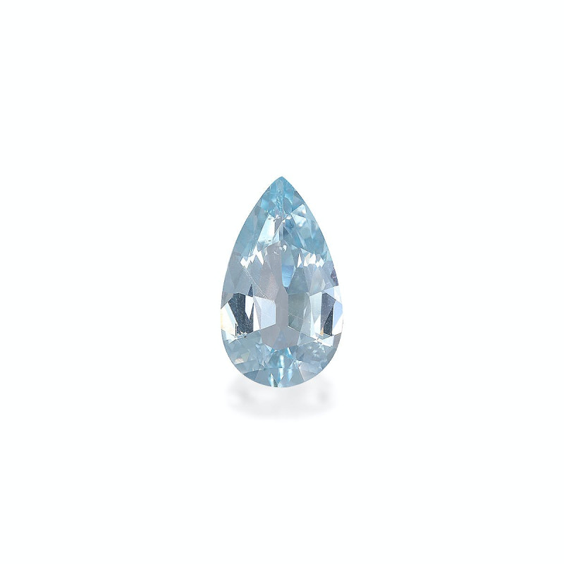 Pear-cut Aquamarine Baby Blue 2.69 carats