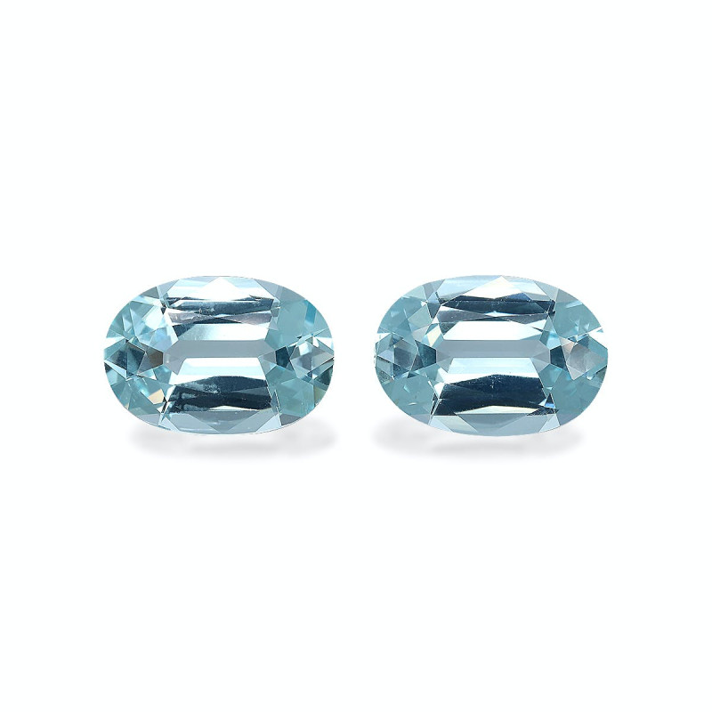 Aguamarina taille OVALE Baby Blue 13.56 carats