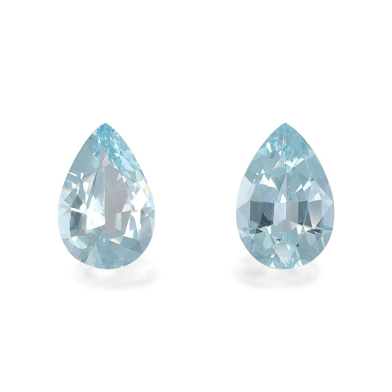 Peervormige Baby Blauwe Aquamarijn van 12,30 karaat