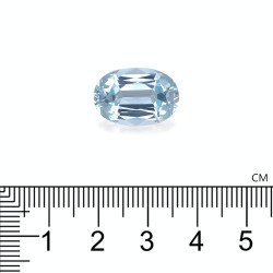 Ovaal geslepen Baby Blauwe Aquamarijn van 9.24 karaat